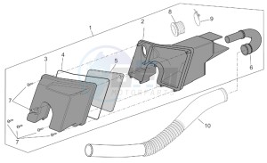 Scarabeo 50 Di-Tech drawing Air box