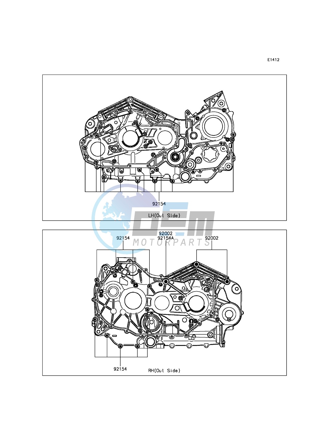 Crankcase Bolt Pattern