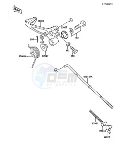 KX 60 A [KX60] (A1-A2) [KX60] drawing BRAKE PEDAL