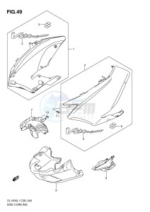 DL1000 (E28) V-Strom drawing SIDE COWLING