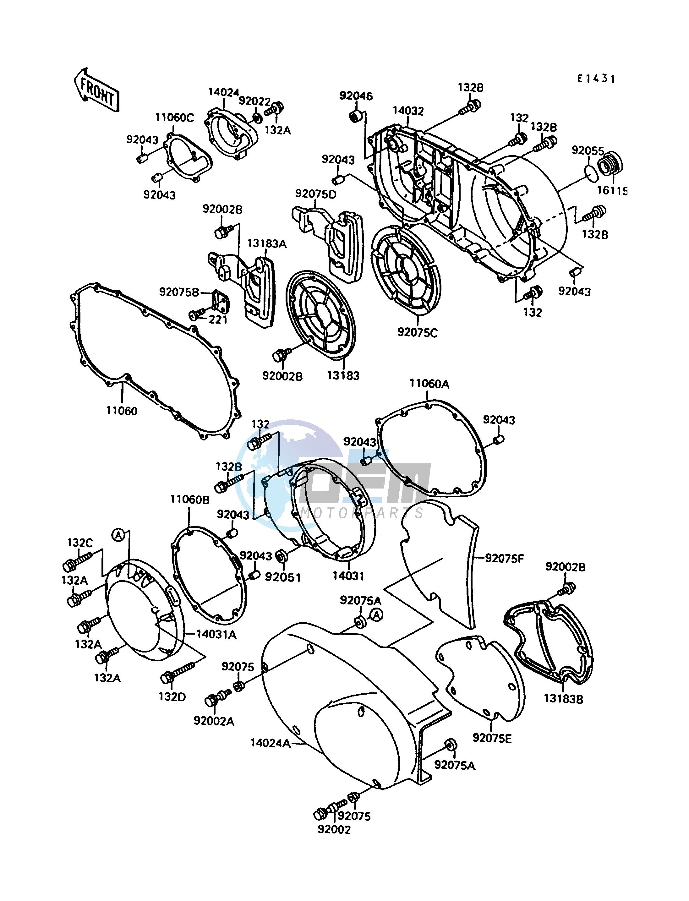 ENGINE COVER-- S- -