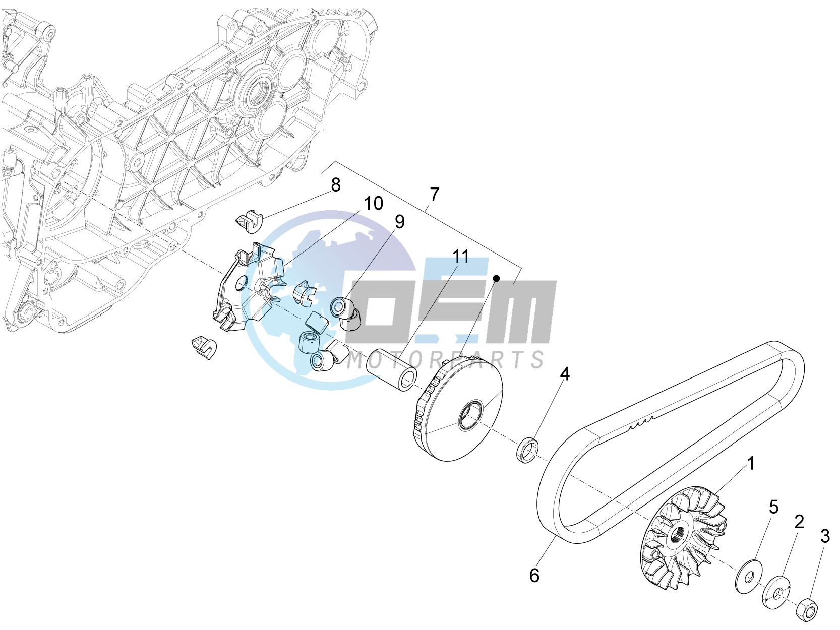 Driving pulley