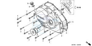 VFR800A9 Ireland - (EK / ABS MME) drawing RIGHT CRANKCASE COVER