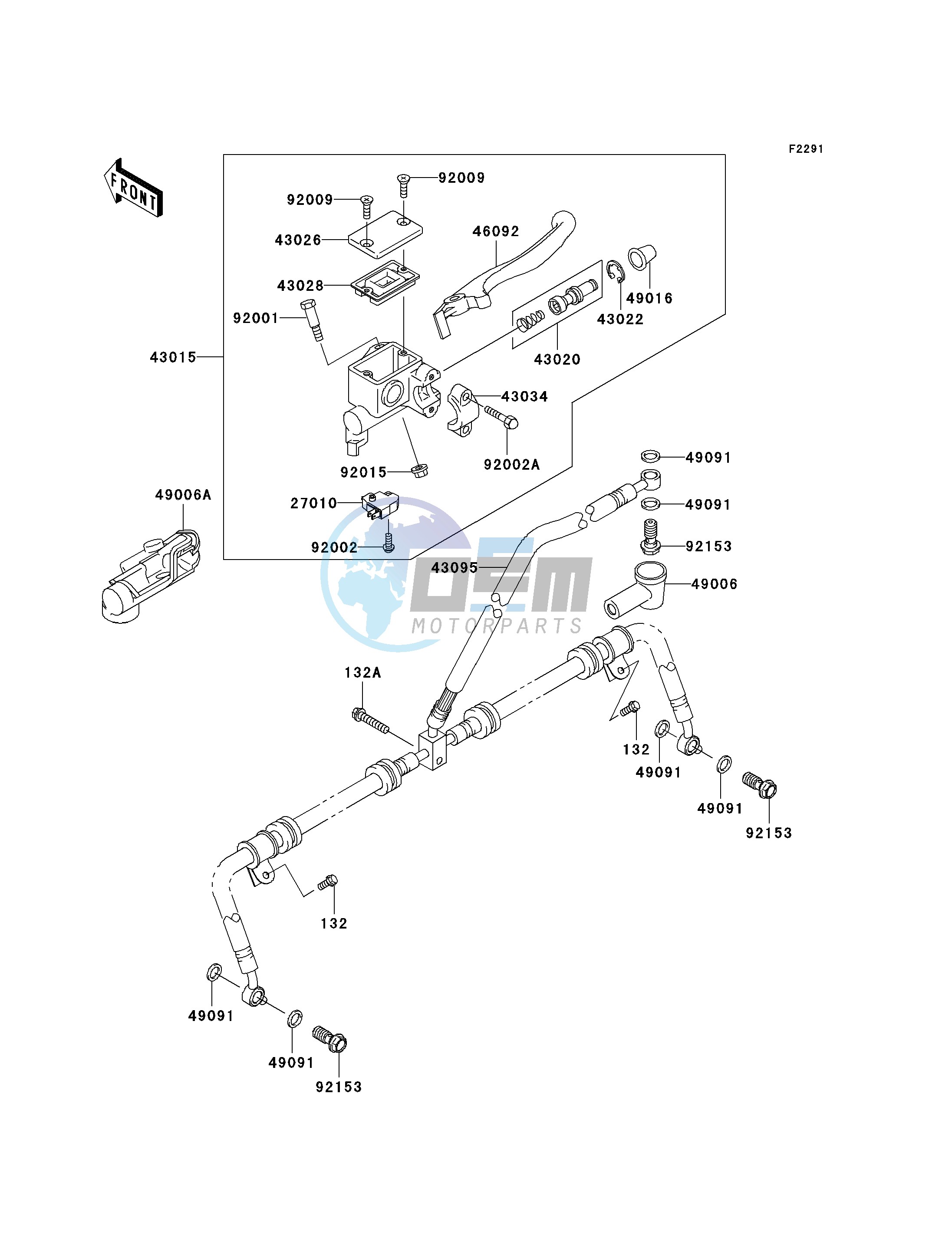 FRONT MASTER CYLINDER