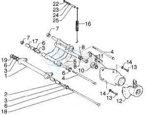 Hexagon 180 GTX drawing Swinging arm