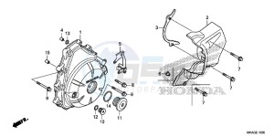 NC750SDG NC750X Europe Direct - (ED) drawing A.C. GENERATOR COVER