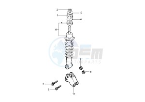 Liberty RST 200 drawing Rear Damper