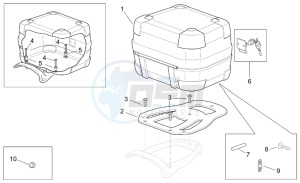 Scarabeo 50 2t (eng. Minarelli) drawing Top box with angulars