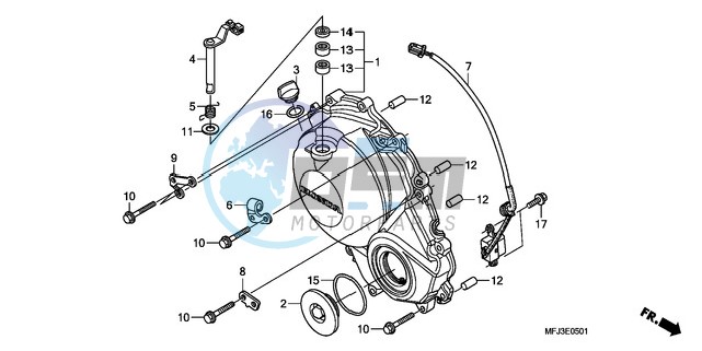 RIGHT CRANKCASE COVER (CBR600RR9,A/RA9,A)