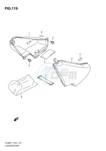 VL800 (E2) VOLUSIA drawing LUGGAGE BOX