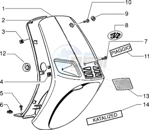 Zip 50 RST freno a disco drawing Shieldren-Mask