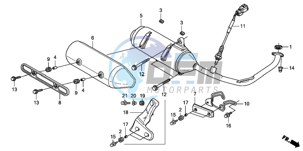 EXHAUST MUFFLER