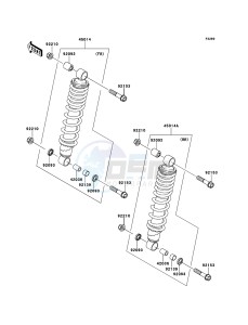 KVF750_4X4_EPS KVF750HCS EU drawing Shock Absorber(s)