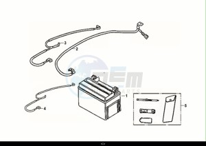 FIDDLE IV 125 (XG12W1-EU) (M0-M3) drawing BATTERY - TOOL BOX