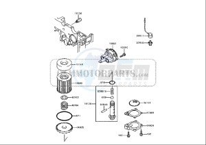 ZZR 250 (EU) drawing OIL PUMP