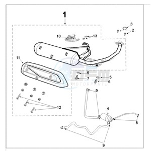 FIGHT 3 A 4T LE MANS drawing EXHAUST