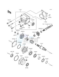 KLF 220 A [BAYOU 220] (A5-A9) [BAYOU 220] drawing FRONT BEVEL GEAR