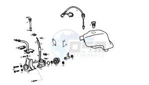 SENDA R X-RACE - 50 CC VTHSR1A1A drawing OIL PUMP