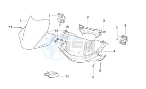 SR 50 IE-Carburatore 50 drawing Front body I