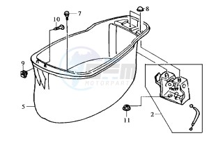 CINDERELLA - 50 cc drawing HELMET BOX