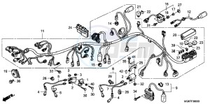 VT750SB drawing WIRE HARNESS