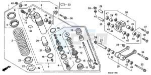 CRF150RB9 Europe Direct - (ED / T19 2ED) drawing REAR CUSHION