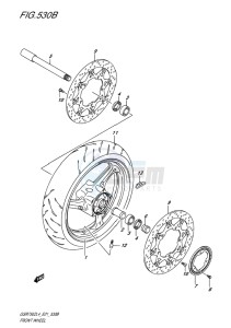 GSR750Z ABS EU drawing FRONT WHEEL