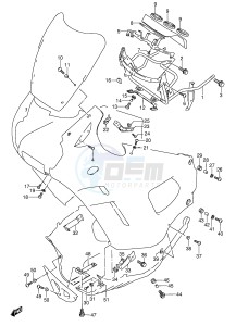 GSX600F (E2) Katana drawing INSTALLATION PARTS