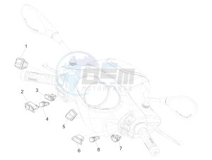 Medley 150 4T ie ABS (EMEA) drawing Selectors - Switches - Buttons