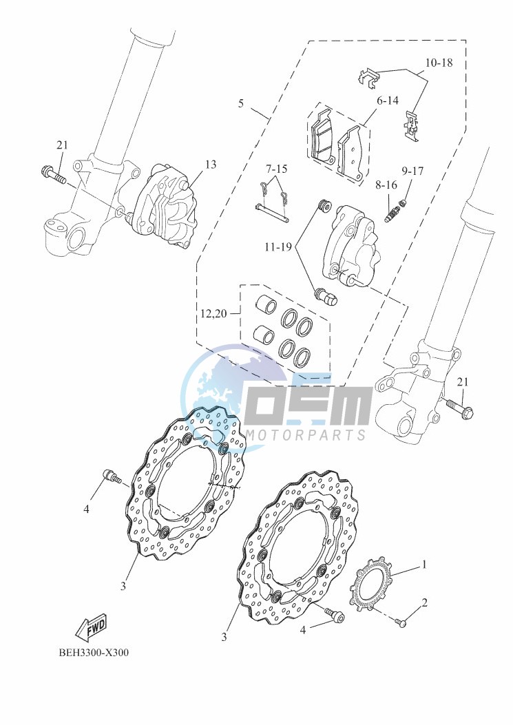 FRONT BRAKE CALIPER