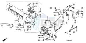 SH300A9 F / ABS CMF TBX drawing FR. BRAKE MASTER CYLINDER (SH300A/AR)