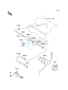 MULE 3000 KAF620G6F EU drawing Fuel Pump