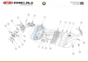 BYE-BIKE-RED 50 drawing AIR FILTER