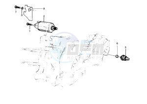 Hexagon GTX 125-180 drawing Electric starter - Iginition