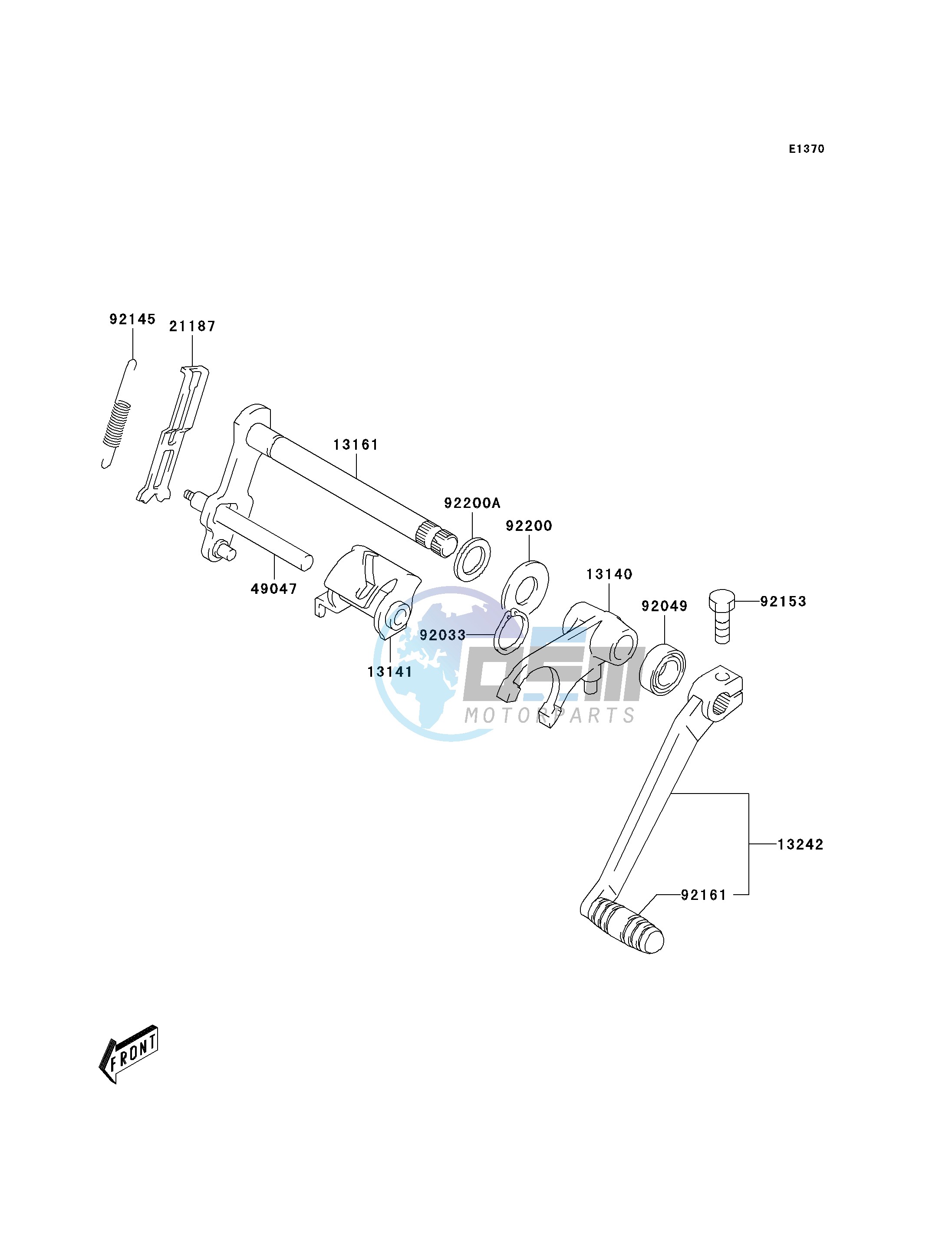 GEAR CHANGE MECHANISM