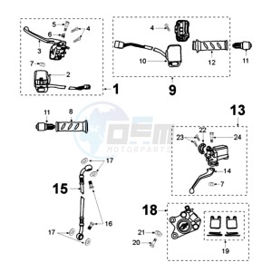 VIVA SP1 drawing BRAKE SYSTEM