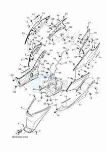 MWS125-C TRICITY 125 (BCS5) drawing SIDE COVER