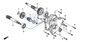 NSS250 JAZZ drawing TRANSMISSION