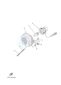 YFM700FWB YFM70KDHG KODIAK 700 HUNTER (B168) drawing HEADLIGHT