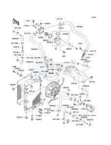 VN 1500 G [VULCAN 1500 NOMAD] (G1-G3) [VULCAN 1500 NOMAD] drawing RADIATOR