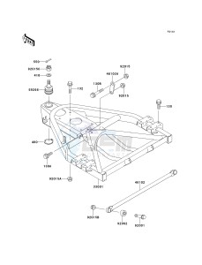 KAF 300 B [MULE 500] (B1-B2) [MULE 500] drawing SWINGARM