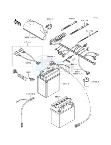 KLF 300 B [BAYOU 300] (B5-B9) [BAYOU 300] drawing CHASSIS ELECTRICAL EQUIPMENT