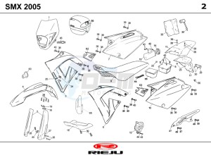 SMX-50-BLUE drawing COWLING