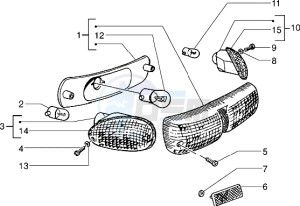 NRG 50 drawing Rear tail lamp