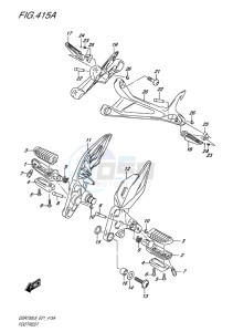 GSR750 ABS EU drawing FOOTREST