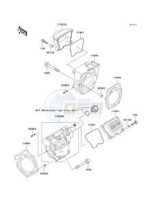 KAF 620 S [MULE 4010 TRANS4X4 HARDWOODS GREEN HD] (S9F-SAF) SAF drawing CYLINDER HEAD