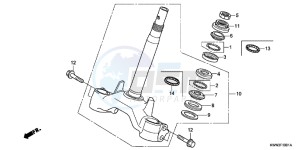 WW125EX2C drawing STEERING STEM (WW125EX2C/EX2D/EX2E/D)