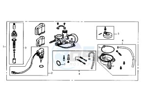 SUPER FANCY - 50 cc drawing CARBURETTOR