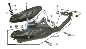 JET ONE 50 drawing EXHAUST