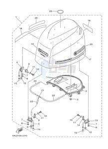 FL200BETX drawing FAIRING-UPPER